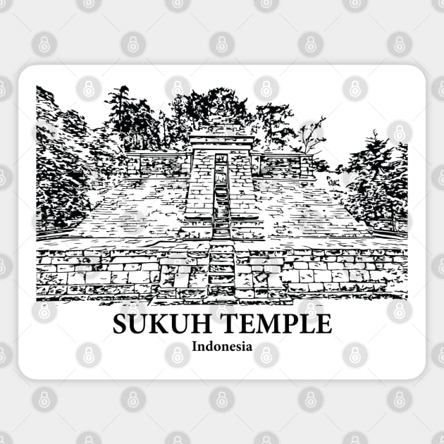 Sukuh Temple - Indonesia Magnet by Lakeric
